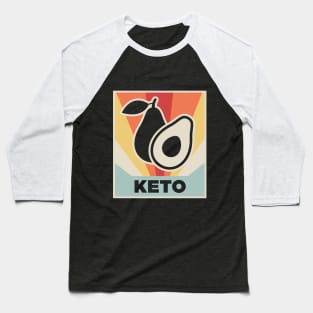 Retro Vintage KETO Olive Baseball T-Shirt